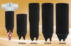 Neoprene Sun Shields for Rusco Spin Down and Sediment Trappers